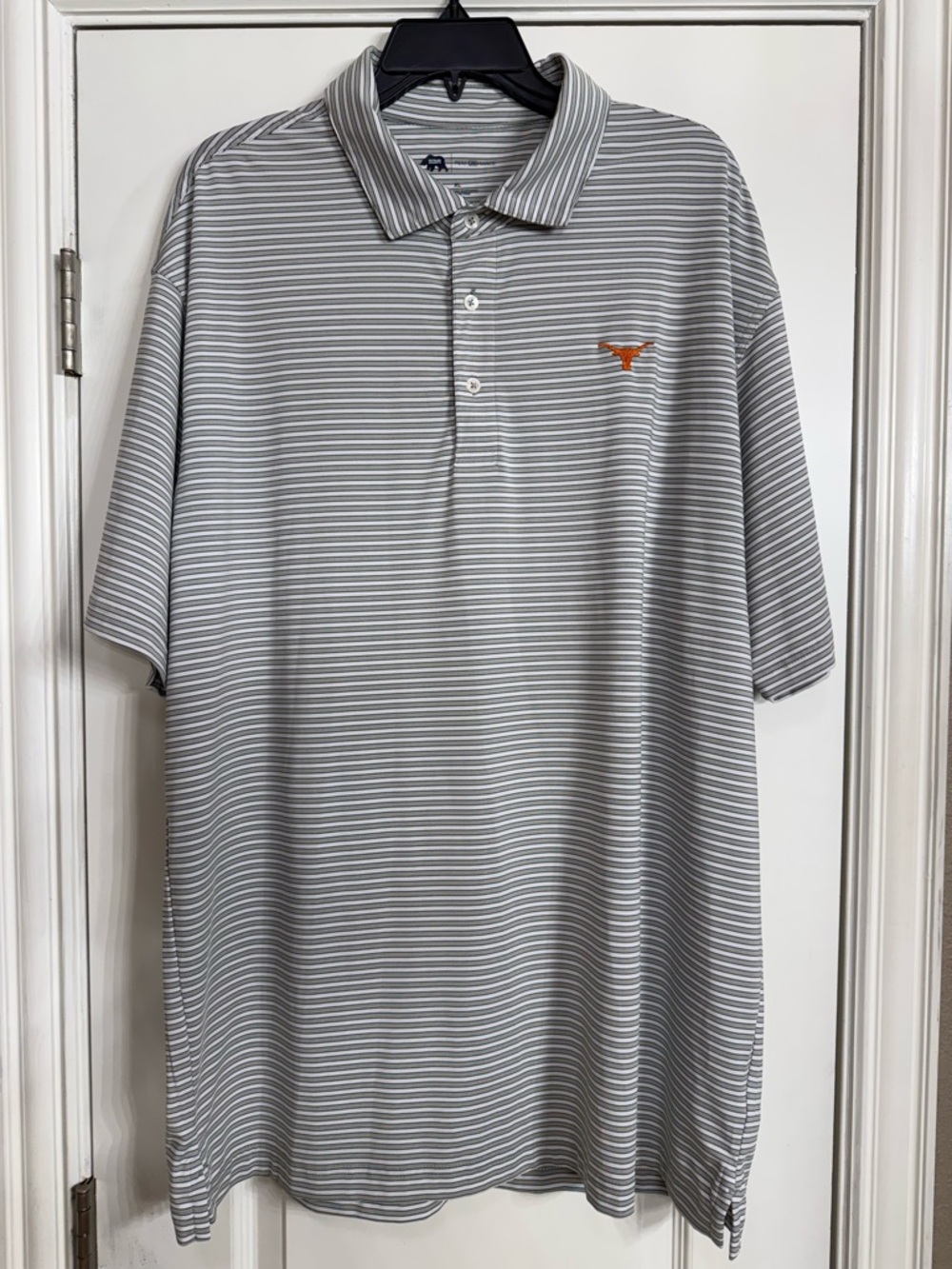 Onward Reserve UT Texas Longhorns Golf Echo Stripe Performance Polo XL excellent